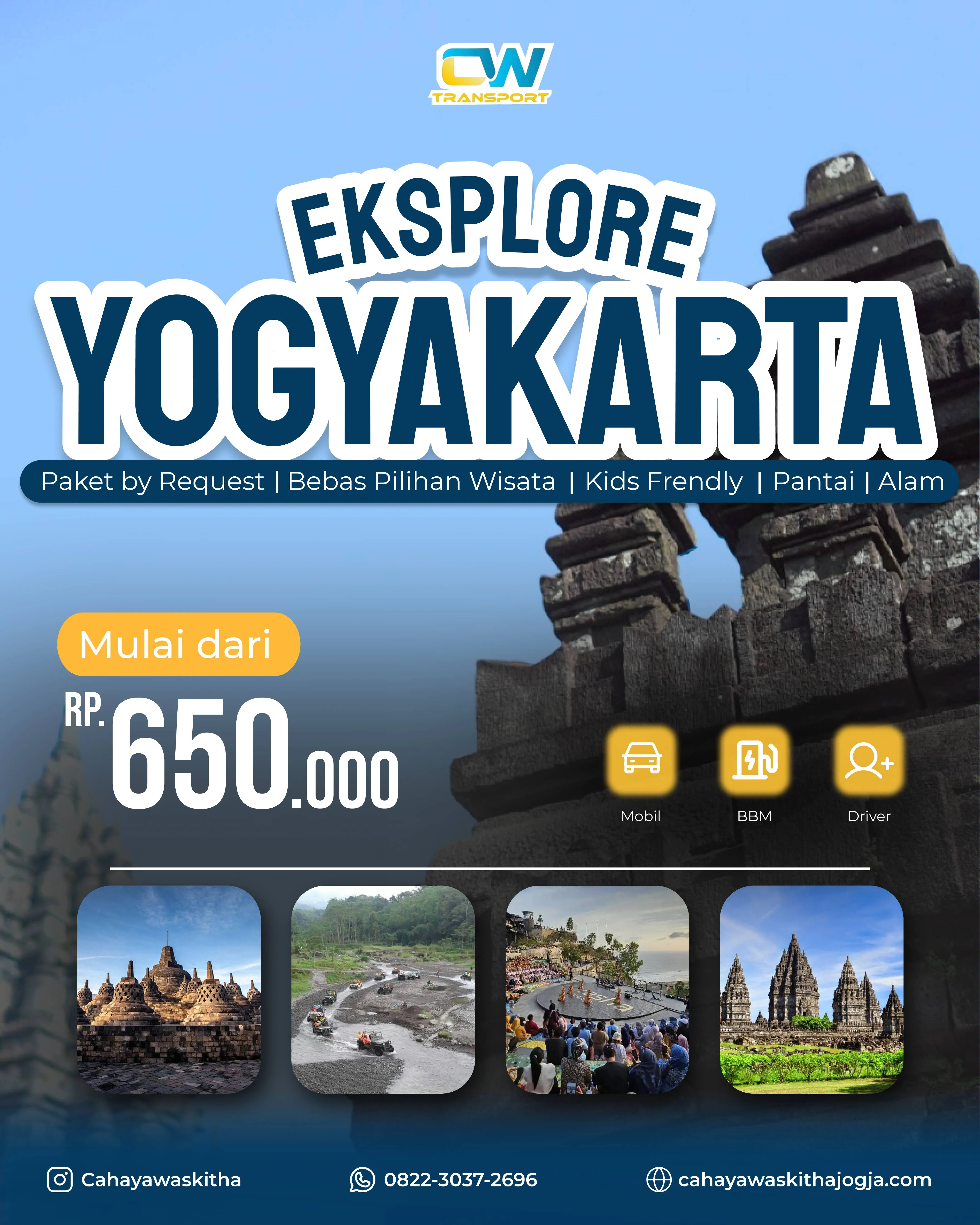 Eksplore Yogyakarta 1 Hari